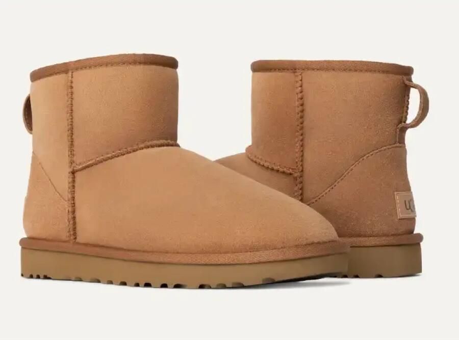UGG Boots zonder sluiting Unisex CLASSIC MINI instaplaars winterlaars boots met foam voetbed - Foto 20