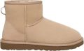 UGG Boots zonder sluiting Unisex Classic Mini II comfortabele schoen vrijetijdsschoen in twinface-design - Beige