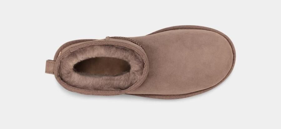 UGG Enkellaarsjes Laarzen Suède Classic Mini II Beige combi - Foto 4