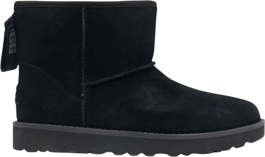 UGG Winterlaarzen Classic Mini Logo Zip met ritssluiting bij de hiel