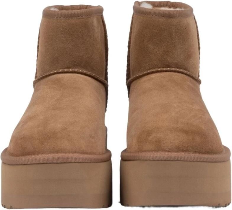 UGG Laarzen Cognac W Classic Mini Platform Enkellaarzen Cogna - Foto 5