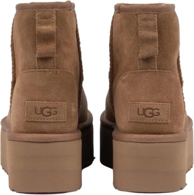 UGG Laarzen Cognac W Classic Mini Platform Enkellaarzen Cogna - Foto 3