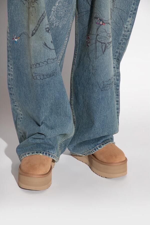 UGG Laarzen Cognac W Classic Mini Platform Enkellaarzen Cogna - Foto 6