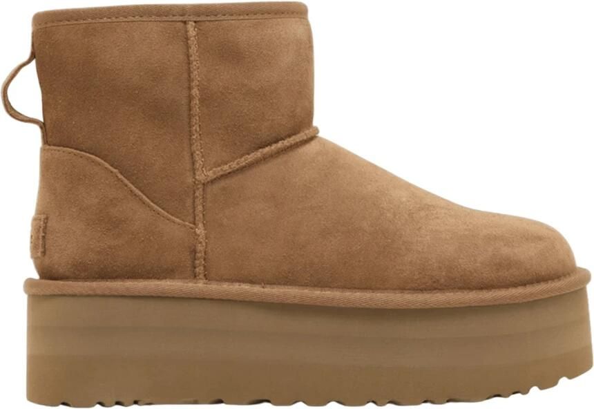 Ugg Pantoffels Classic Mini Platform Boot Chestnut ( 's)