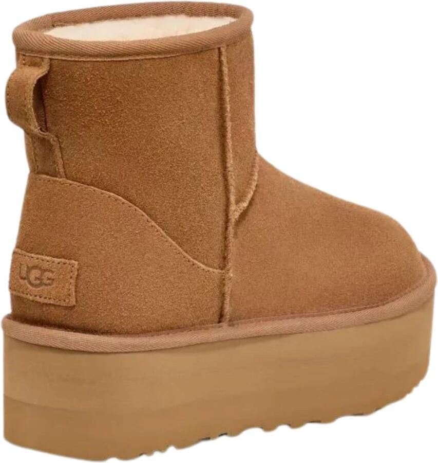 UGG Laarzen Cognac W Classic Mini Platform Enkellaarzen Cogna - Foto 2