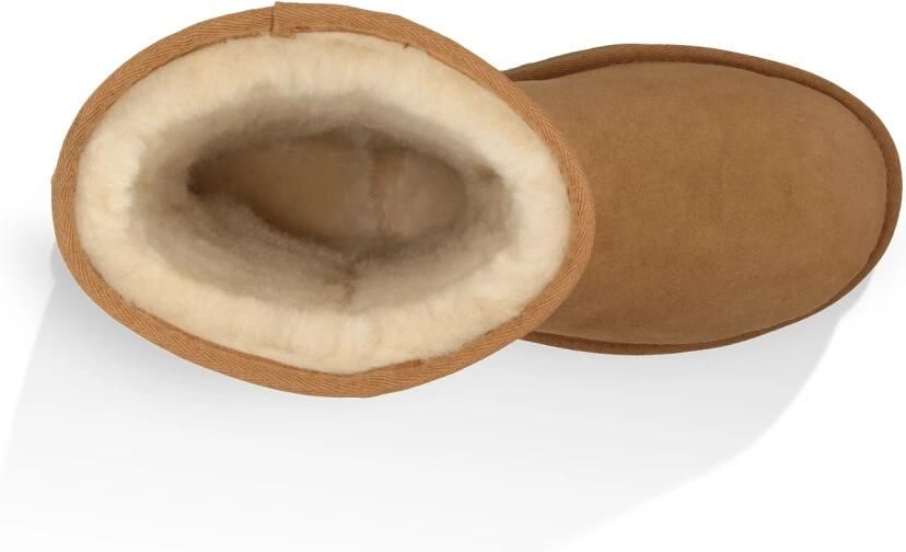 UGG CLASSIC SHORT NEW M Heren laarzen Dames laarzen Heren Vachtlaarzen Cognac - Foto 5