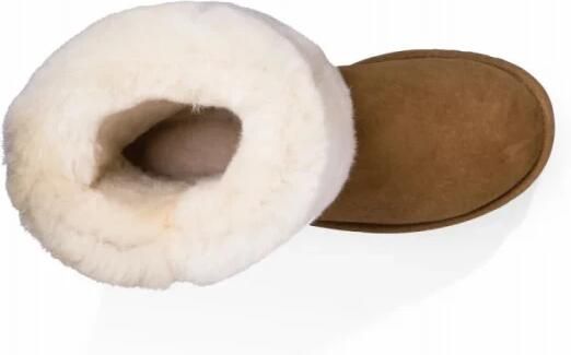 UGG Vachtlaarzen Dames Classic Tall Ii Maat: 39 Materiaal: Suède Kleur: Cognac - Foto 4