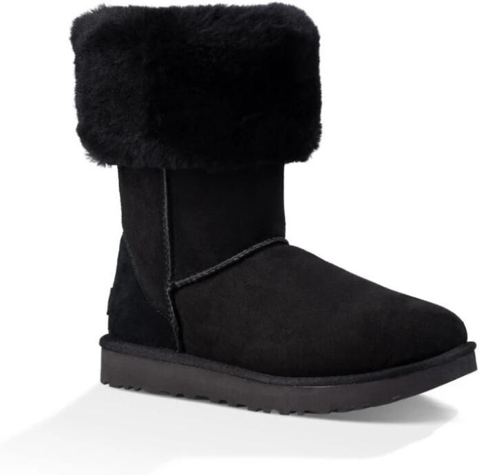 UGG Vachtlaarzen Dames Classic Tall Ii Maat: 41 Materiaal: Suède Kleur: Zwart