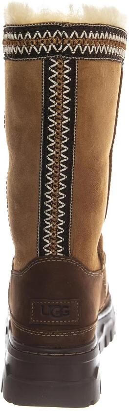 UGG Sportieve hoge laarzen cognac suède bovenkant - Foto 6
