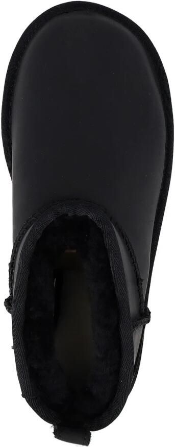 UGG Vachtlaarzen Dames Classic Ultra Mini Leather Regenerate Maat: 37 Materiaal: Leer Kleur: Zwart