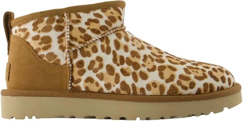 Ugg Classic Ultra Mini Plains laars in Felicity Leopard Jasmine