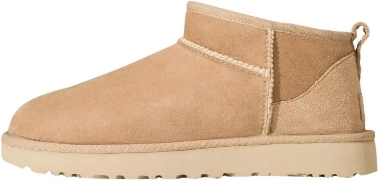 UGG Enkellaarsjes Dames Laarzen Damesschoenen Suède 1116109 Beige