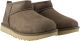 UGG Vachtlaarzen Dames W Classic Ultra Mini Suède Taupe - Bruin