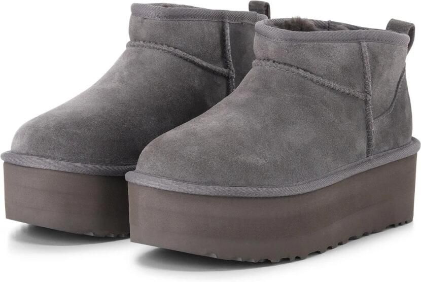 Ugg Classic Ultra korte laars met plateauzool voor Dames in Black - Foto 3