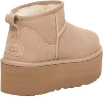 UGG CLASSIC ULTRA MINI PLATFORM W Volwassenen Gevoerde laarzen Snowboots Dames laarzen Wit beige - Foto 12