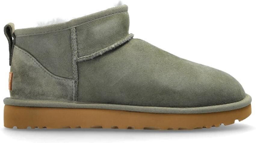 UGG Vachtlaarzen Dames W Classic Ultra Mini Maat: 41 Kleur: Groen