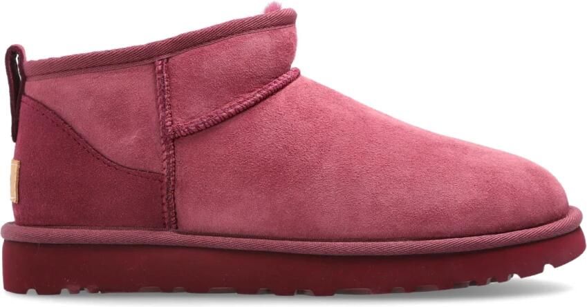 Ugg Classic Ultra Mini-laars voor dames in Burnt Magenta​ - Foto 3