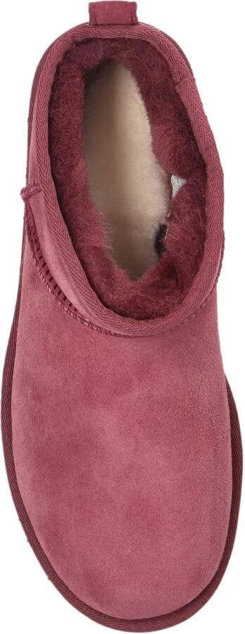 Ugg Classic Ultra Mini-laars voor dames in Burnt Magenta​