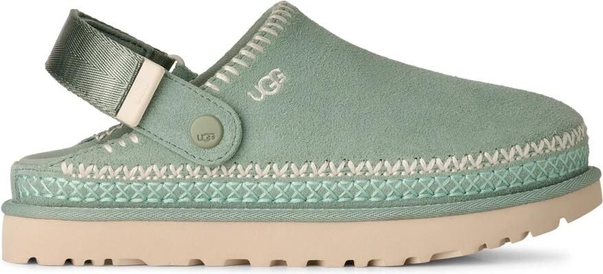 UGG GOLDENSTAR MEADOW ACCENT CLOG 1177270-ART Female Mules Green