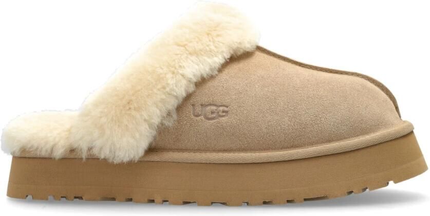 UGG Pantoffels DISQUETTE Huisslippers huisschoen clog met trendy plateau