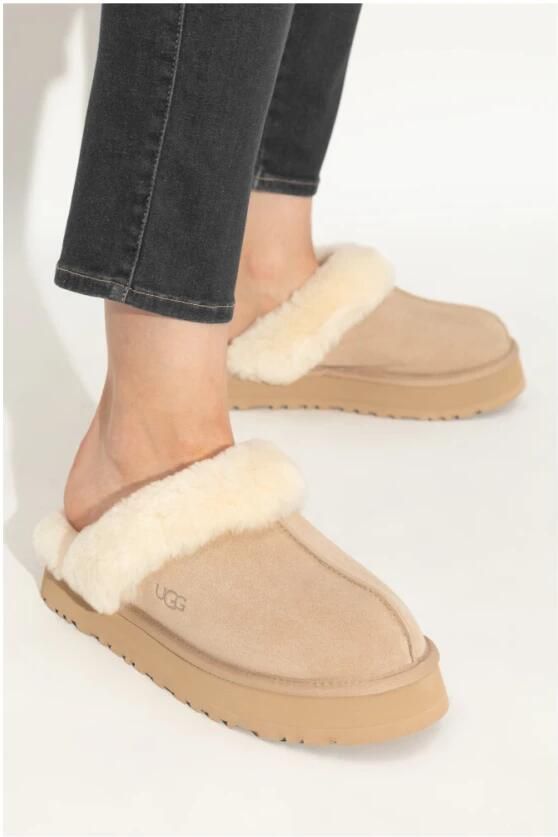 UGG Pantoffels DISQUETTE Huisslippers huisschoen clog met trendy plateau - Foto 2