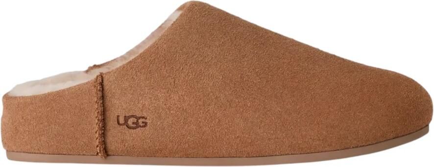 UGG Schapenvacht Instap Sandalen Kastanjebruin