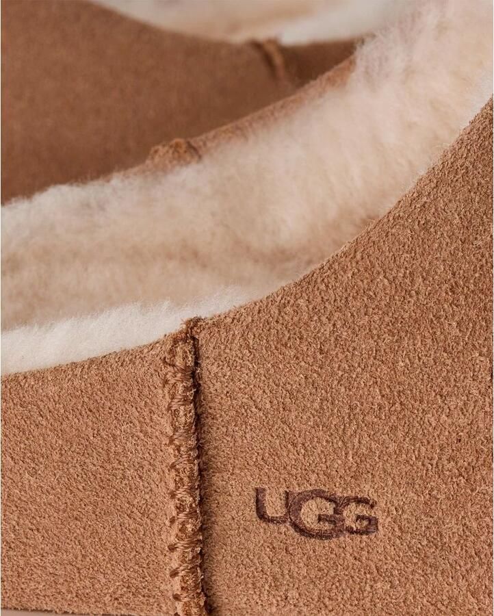 UGG Schapenvacht Instap Sandalen Kastanjebruin - Foto 10