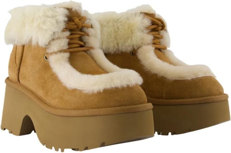 Ugg Classic Esmee Lace Up-laars in Brown - Foto 9
