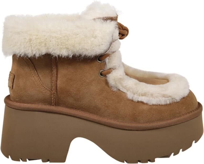 Ugg Classic Esmee Lace Up-laars in Brown - Foto 3