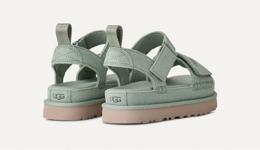 UGG Goldenstar aquamarijn leren sandalen - Foto 3