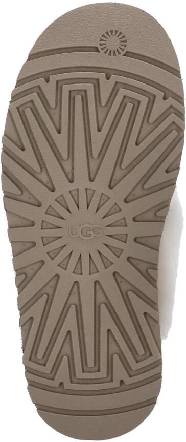 Ugg Schapenvacht Sandalen Laag Platform Biscuit Kleur Brown Dames - Foto 17
