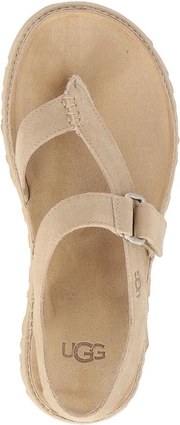 UGG Dames W Goldengaze Toe Post Maat: 39 Materiaal: Suède Kleur: Beige