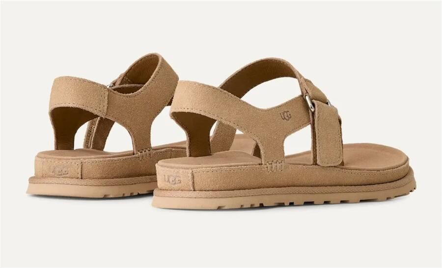 UGG Dames W Goldengaze Toe Post Maat: 39 Materiaal: Suède Kleur: Beige - Foto 2