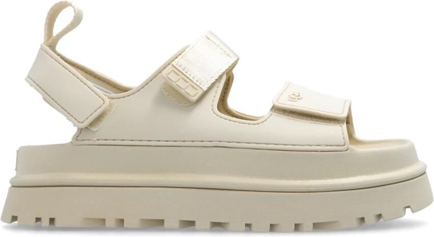 UGG Plateausandalen Goldenglow zomerschoen strandschoen plateausandaal met klittenbandsluitingen - Foto 2