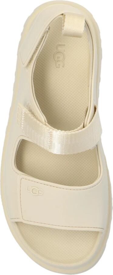 UGG Plateausandalen Goldenglow zomerschoen strandschoen plateausandaal met klittenbandsluitingen - Foto 4