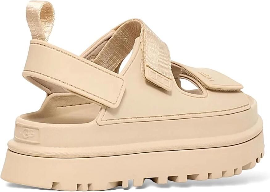 UGG Plateausandalen Goldenglow zomerschoen strandschoen plateausandaal met klittenbandsluitingen - Foto 4