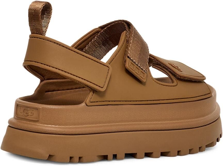 UGG Plateausandalen Goldenglow zomerschoen strandschoen plateausandaal met klittenbandsluitingen - Foto 6