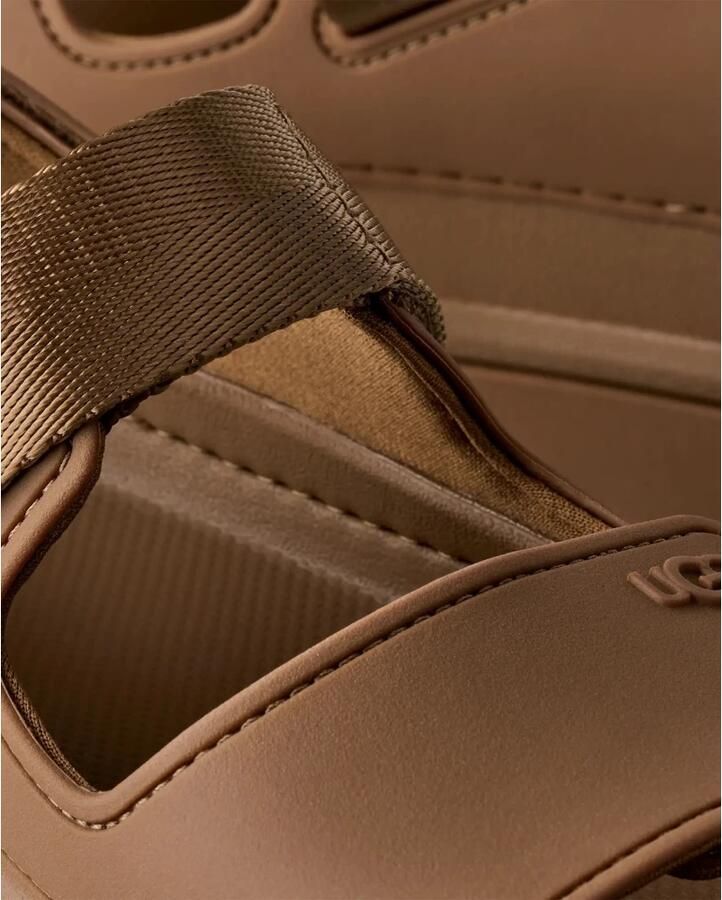 UGG Plateausandalen Goldenglow zomerschoen strandschoen plateausandaal met klittenbandsluitingen - Foto 5