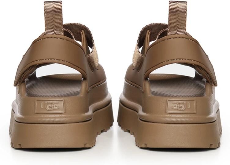 UGG Plateausandalen Goldenglow zomerschoen strandschoen plateausandaal met klittenbandsluitingen - Foto 9