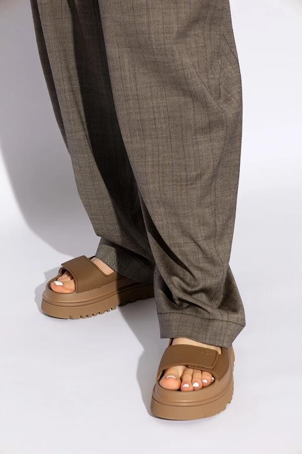 UGG Plateausandalen Goldenglow zomerschoen strandschoen plateausandaal met klittenbandsluitingen - Foto 3
