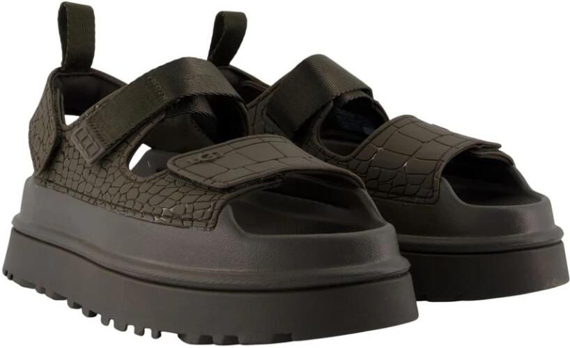 Ugg GoldenGlow Embossed-sandaal in Dense Smoke - Foto 2