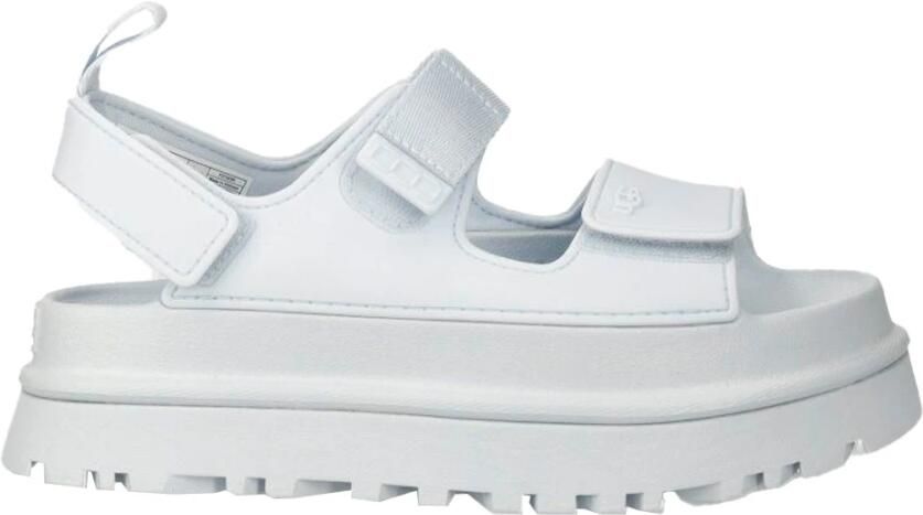 UGG Plateausandalen Goldenglow zomerschoen strandschoen plateausandaal met klittenbandsluitingen - Foto 4