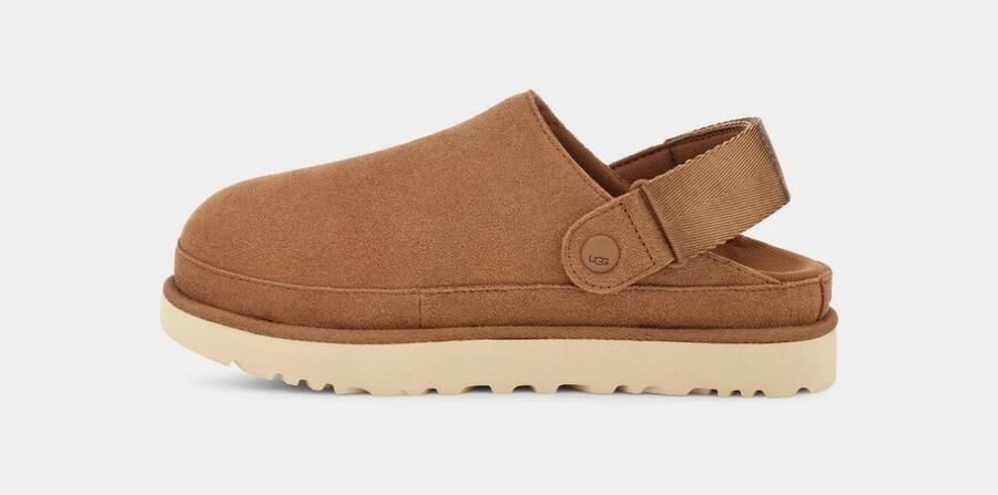 UGG Clogs Unisex W GOLDENSTAR CLOG Huisslippers plateauschoen mule met draaibare hielriem - Foto 8