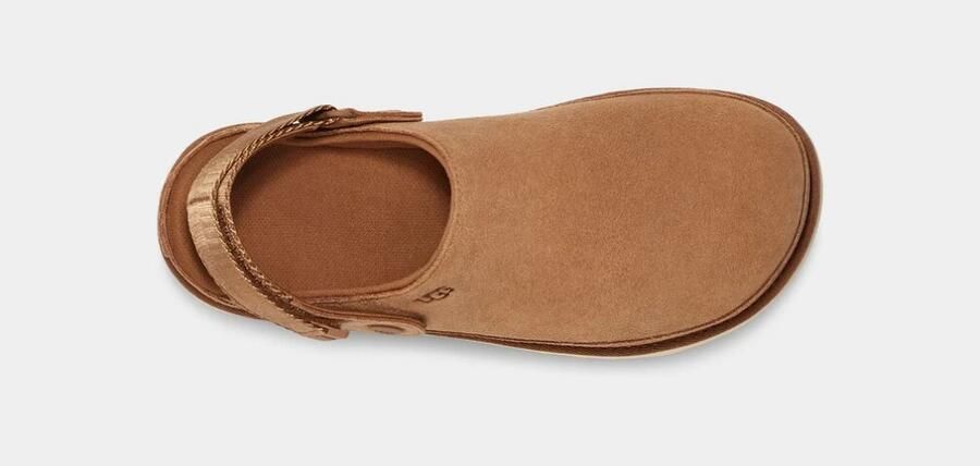 UGG Clogs Unisex W GOLDENSTAR CLOG Huisslippers plateauschoen mule met draaibare hielriem - Foto 9