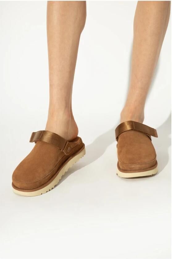 UGG Clogs Unisex W GOLDENSTAR CLOG Huisslippers plateauschoen mule met draaibare hielriem - Foto 11
