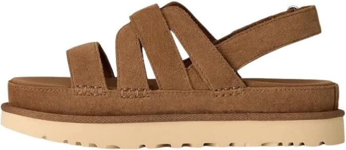 UGG Sandalen met Hak Dames W Goldenstar Gleam Maat: 39 Materiaal: Suède Kleur: Camel - Foto 6