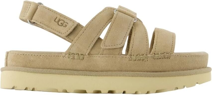 UGG Sandalen met Hak Dames W Goldenstar Gleam Suède Beige