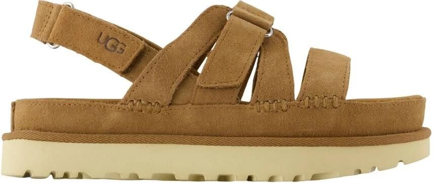 UGG Sandalen met Hak Dames W Goldenstar Gleam Suède Camel - Foto 6