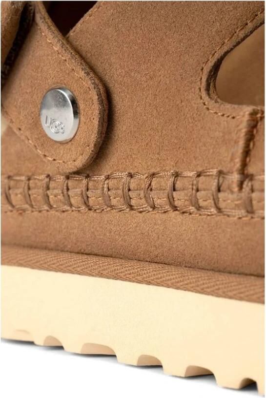 UGG Slippers Dames W Goldenstar Glide Maat: 37 Materiaal: Suède Kleur: Bruin