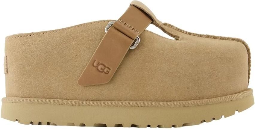 UGG Beige Sandalen met Uitgesneden Details